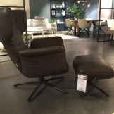 Fauteuil First Class + poef thumbnail afbeelding 0