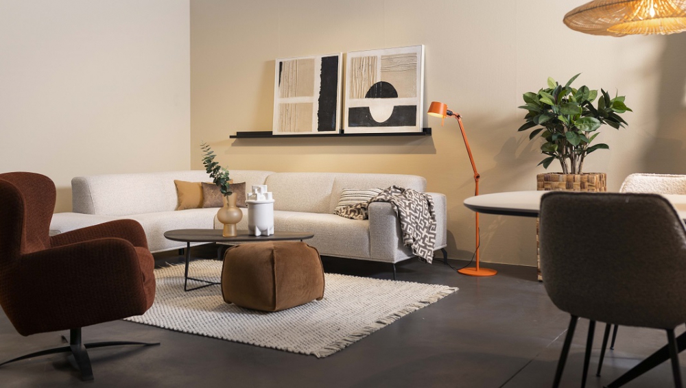 Beige kleuren met een touch of colour